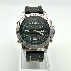 STAUER Centurion Black and Silver Watch Working